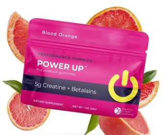 Power Up 5g Creatine Monohydrate Gummies with Betalain Pre-workout (12-Pack)