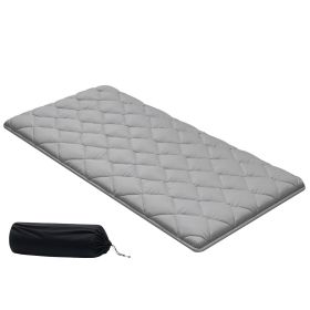 Japanese Tatami Mat, Twin Size Foldable Japanese Tatami Mattress, Futon Mattress with Storage Bag & Fastener, 9-Layer Floor Mat for Sleeping