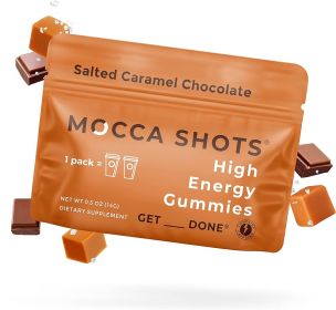 Mocca Shots Energy Gummies with Caffeine | 12-Pack (Option: Salted Caramel Chocolate)
